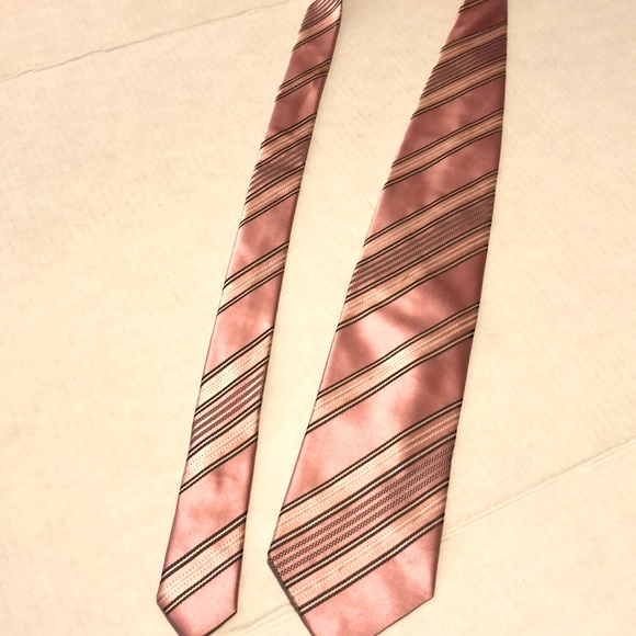 Ermenegildo Zegna Tie / Pink/Diagonal - Picture 9 of 9